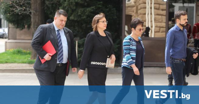 Със закъснение:&nbsp;БСП пристигнаха на консултации при президента Радев