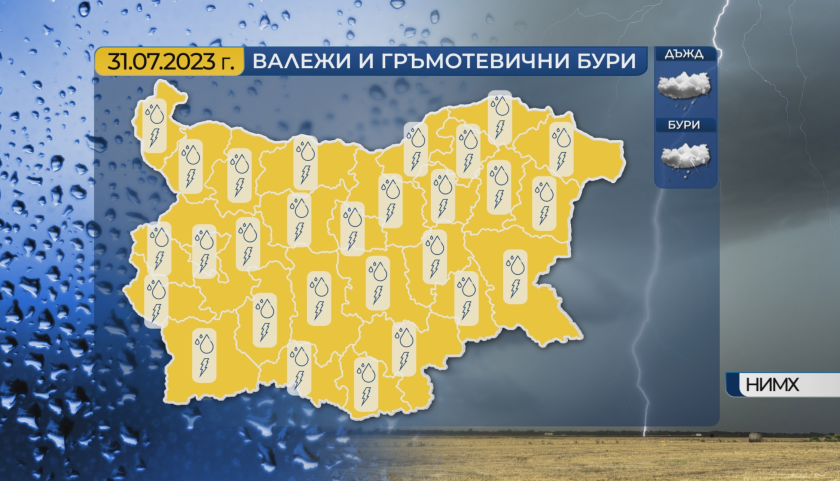 Валежи на изток, слънце на запад следобед
