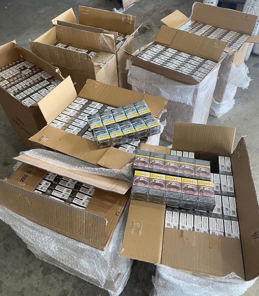 4000 кутии контрабандни цигари бяха открити в камион на ГКПП "Лесово"