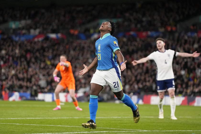 Бразилия се наложи над Англия при невероятна атмосфера на "Уембли" (ВИДЕО)