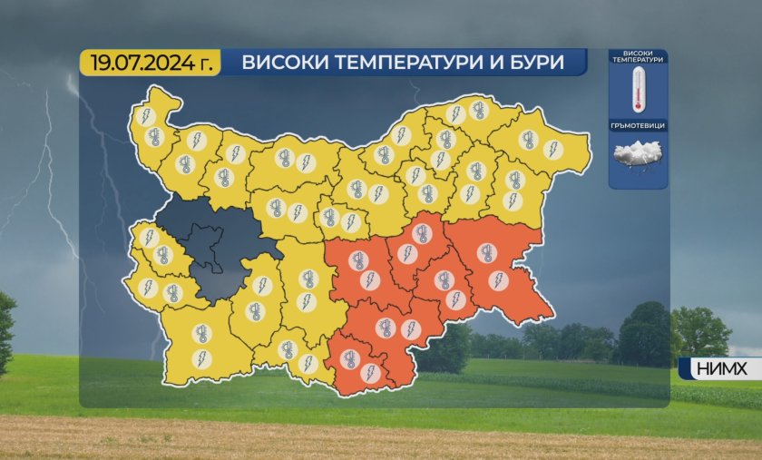 Захлаждане и валежи предстоят в близките дни