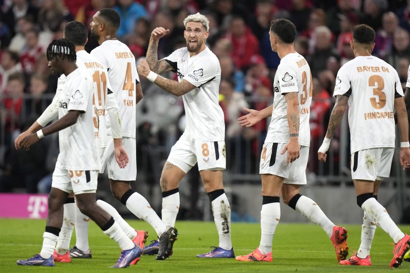 Байерн Мюнхен и Байер Леверкузен си поделиха по точка в дербито на петия кръг на Бундеслигата