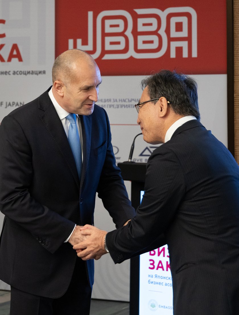 Президентът: Двустранните отношения между България и Япония са основани на взаимно доверие и уважение