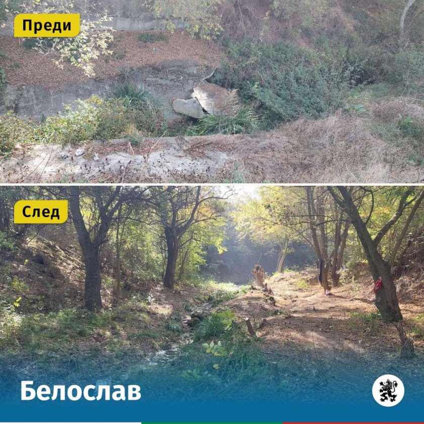 Почистени са осем рискови дерета и речни корита във Варненска област (СНИМКИ)