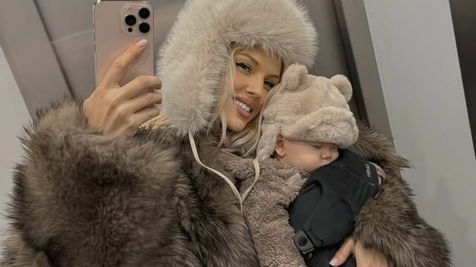 Синът на Натали Трифонова е пълно копие на мотоциклетиста Мартин Чой