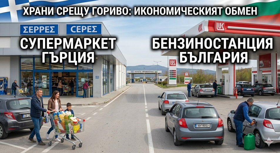 Супермаркет „Гърция“ и бензиностанция „България“
